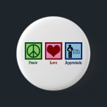Peace Love Appraisons Ronde Button 5,7 Cm<br><div class="desc">Peace Love Appraisals Een gave van een coole vastgoedtaxateur voor iemand die huizen beoordeelt om de waarde van het onroerend goed te bepalen voor een huiskoper op de markt voor een huis.</div>
