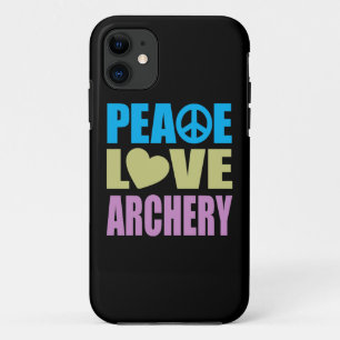 Peace Love Archery iPhone 11 Hoesje