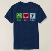 Peace Love Archery T-shirt (Design voorkant)