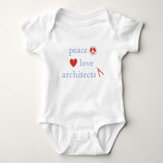 Peace Love Architects Romper (Voorkant)