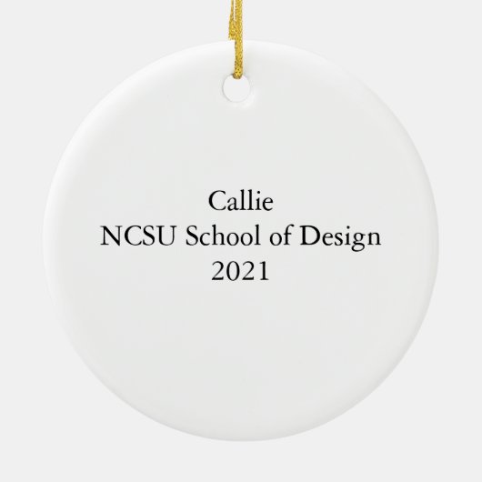 Peace Love Architecture Custom Architect Kerstmis Keramisch Ornament (Achterkant)