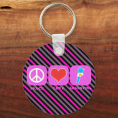 Peace Love Argentina Sleutelhanger (Voorkant)