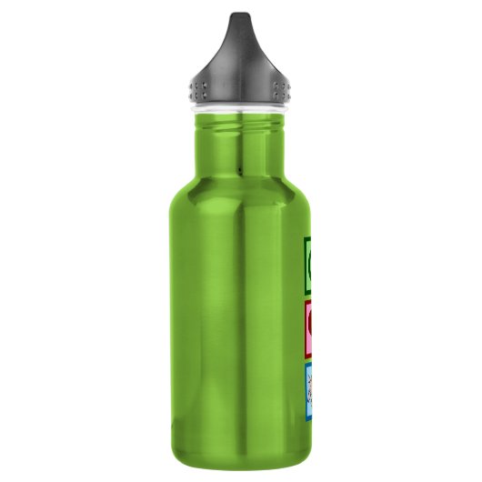 Peace Love Armadillos Waterfles (Links)