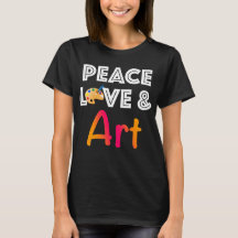 Peace Love & Art Design met Painter's Palette