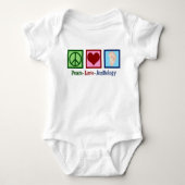 Peace Love Audiology Cute Audiologist Romper (Voorkant)