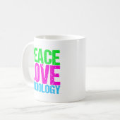 Peace Love Audiology Koffiemok (Voorkant links)