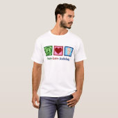 Peace Love Audiology T-shirt (Voorkant volledig)