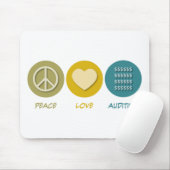 Peace Love Auditing Muismat (Met muis)
