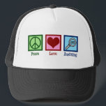 Peace Love Auditing Trucker Pet<br><div class="desc">Peace Love Auditing. Een coole accountgift voor iemand die een bedrijf of bedrijf controleert.</div>