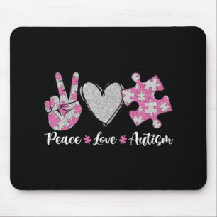 Peace Love Autism Awareness Month Puzzle He Muismat