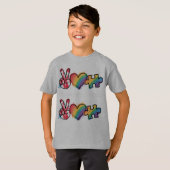 Peace.Love.Autisme T-shirt (Voorkant volledig)