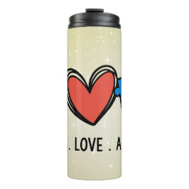 Peace Love Autisme Thermosbeker