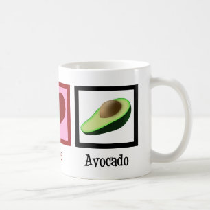 Peace Love Avocado Koffiemok