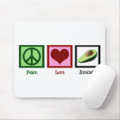 Peace Love Avocado Muismat (Met muis)