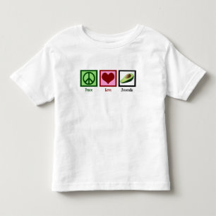 Peace Love Avocados Kinder Shirts