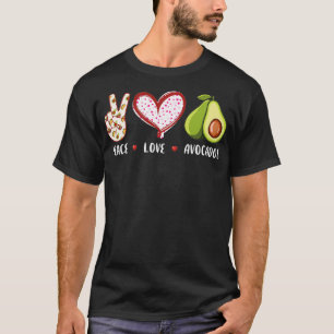 Peace Love Avocados Lovers Gifts T-shirt