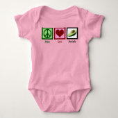 Peace Love Avocados Romper (Voorkant)
