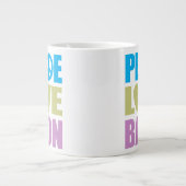 Peace Love Bacon Grote Koffiekop (Voorkant)
