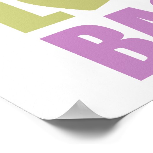 Peace Love Bacon Poster (Hoek)