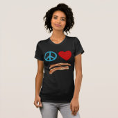 Peace Love Bacon Symbology Tshirt, Mok T-shirt (Voorkant volledig)