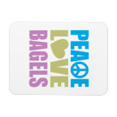 Peace Love Bagels Magneet (Horizontaal)
