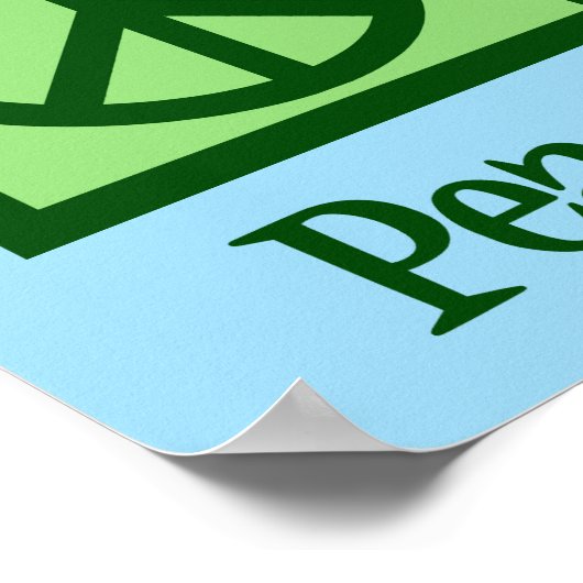 Peace Love Bagels Poster (Hoek)