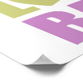 Peace Love Bake Poster (Hoek)