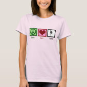 Peace Love Ballet T-shirt (Voorkant)