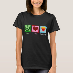 Peace Love Ballooning Hot Air Ballonfestival T-shirt