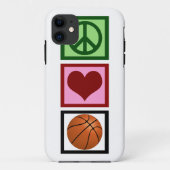 Peace Love Basketball Case-Mate iPhone Case (Achterkant)