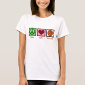 Peace Love Basketball Women's T-shirt (Voorkant)