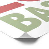 Peace Love Bassoons Poster (Hoek)