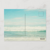 Peace Love Beach Briefkaart (Achterkant)