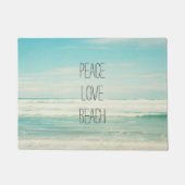 Peace Love Beach Deurmat (Voorkant)