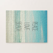 Peace Love Beach Legpuzzel (Horizontaal)