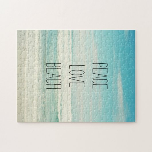 Peace Love Beach Legpuzzel (Horizontaal)