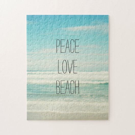 Peace Love Beach Legpuzzel (Verticaal)