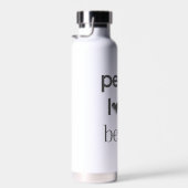 Peace Love Beach Lover | Premium Modern Statement  Waterfles (Rechts)