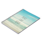 Peace Love Beach Notitieboek (Linkerzijde)