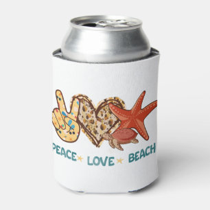 Peace, Love, Beach Summer Vibes Vintage Blikjeskoeler