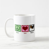 Peace Love Beagles Koffiemok (Links)