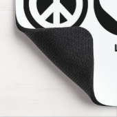 Peace Love Beaver Muismat (Hoek)