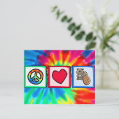 Peace, Love, Beavers Briefkaart (Staand voorkant)