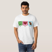 Peace Love Beavers T-shirt (Voorkant volledig)