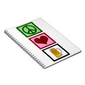 Peace Love Beer Notitieboek (Rechterzijde)