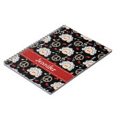 Peace Love Beethoven Spiral notebook Journal Notitieboek (Linkerzijde)