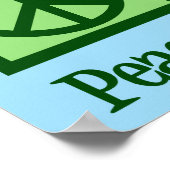 Peace Love Belly Dancing Poster (Hoek)