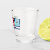 Peace Love Belly Dancing Shot Glas (Rechts)