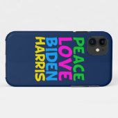 Peace Love Biden Harris Case-Mate iPhone Case (Achterkant (horizontaal))