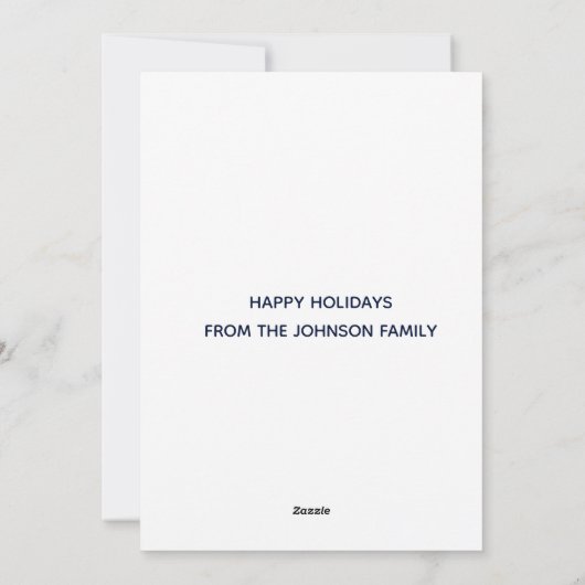 Peace Love Biden Harris Feestdagenkaart (Achterkant)